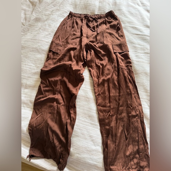 PINK Victoria's Secret Brown Wide-Leg Pants - Picture 6 of 6